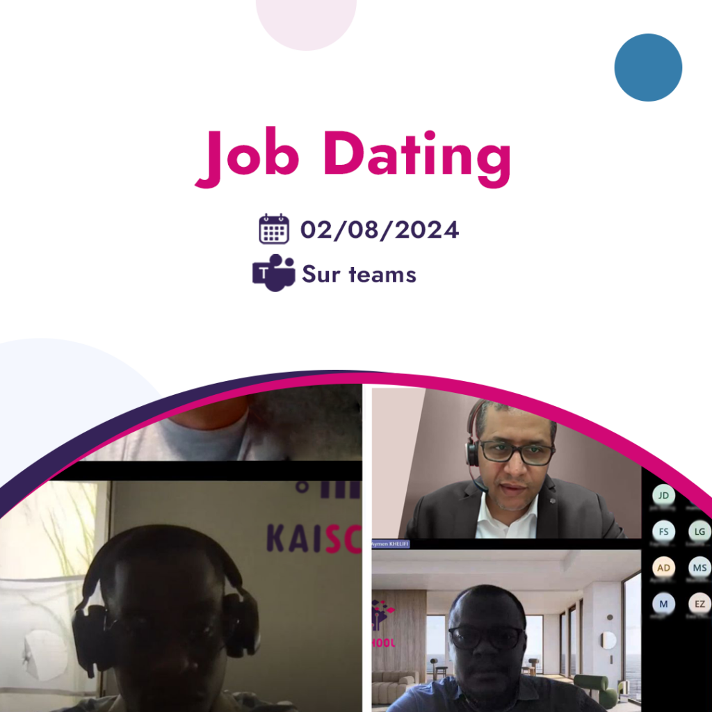 Job Dating de Kaischool – 02 août 2024