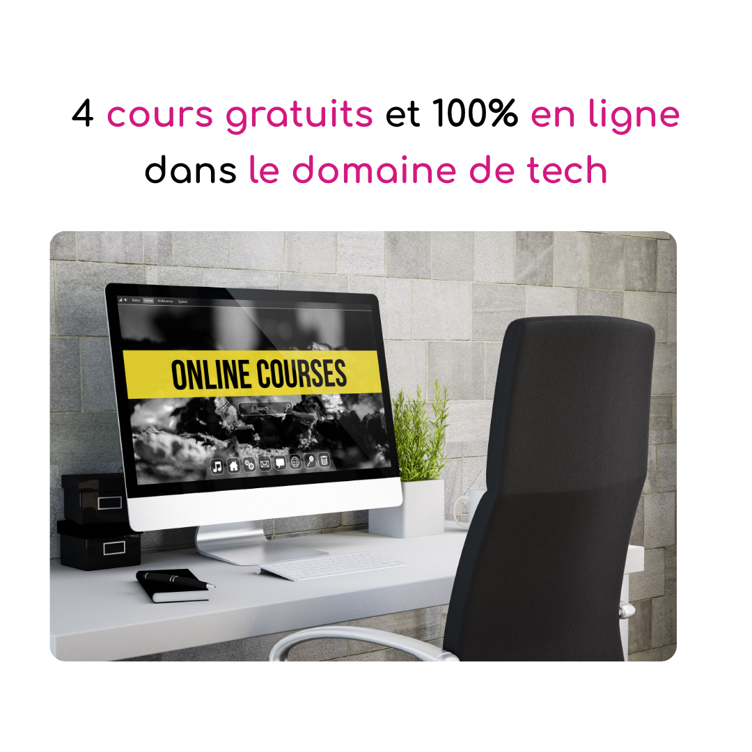 cours gratuits en tech et 100% en ligne