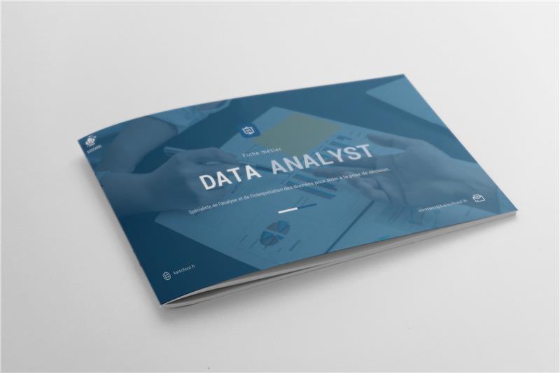 Mockup de la fiche métier Data analyst